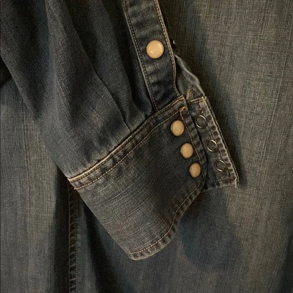 J. Crew Dark Blue Denim Shirt - Picture 5 of 5